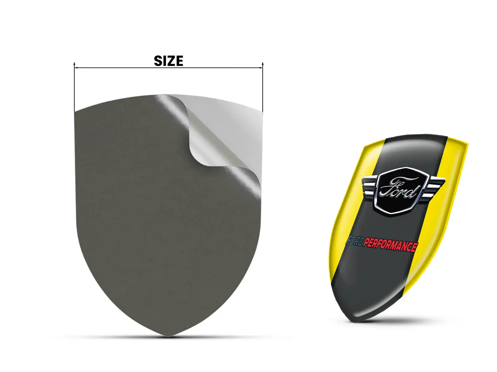 Ford Harzabzeichen Exklusiver Stil Custom Car Labels